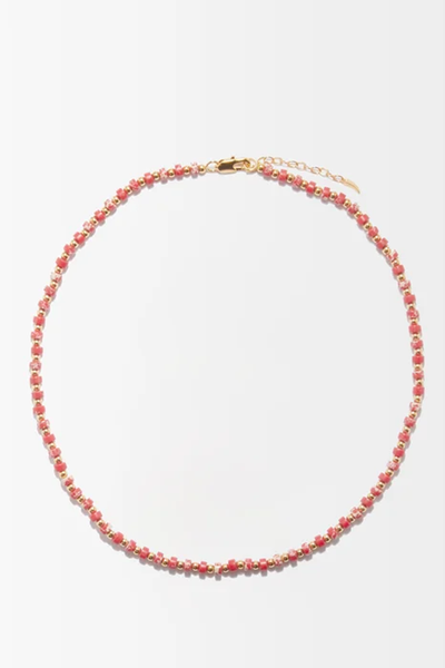 18kt Gold-plated Beaded Necklace from Missoma & Jasper