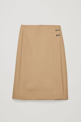 Clip-Buckle Wrap Skirt from COS