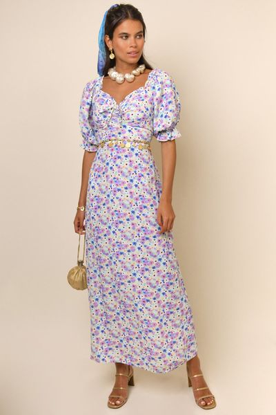 Montenegro Floral Light Midi Dress