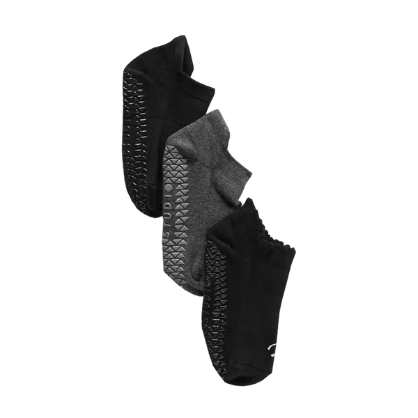 Core Studio Set Of Three Cotton-Blend Socks from Pointe Studio