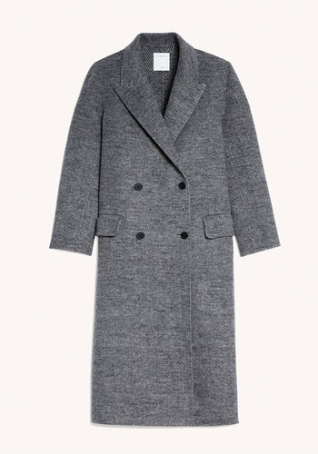 Double-Breasted Wool Coat from Sandro Paris