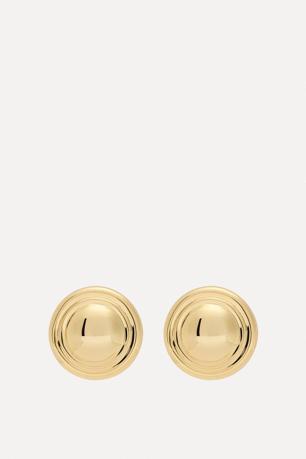 The Eloise 18kt Gold-Plated Stud Earrings from Lie Studio