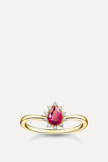 Gold-Plated Ring Vintage Romance