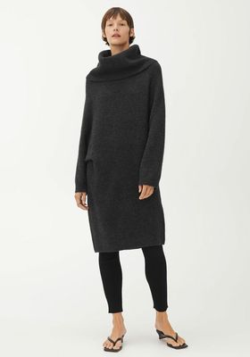 Knitted Roll-Neck Dress from Arket