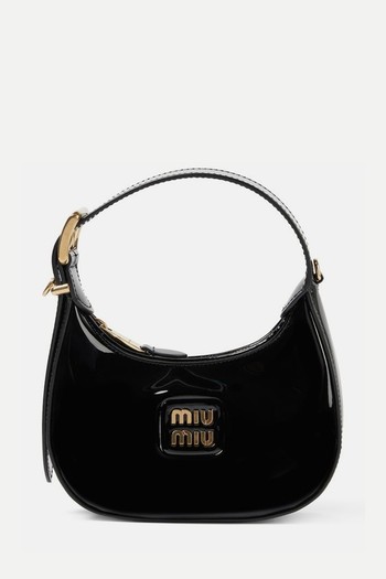 Mini Patent Leather Shoulder Bag from Miu Miu