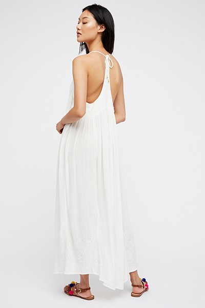 Embroidered Elaine Maxi Slip from Free People