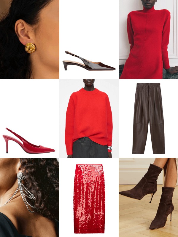 A Look We Love: Chocolate & Red