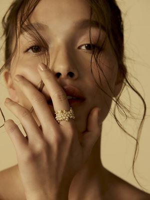 Pearl Floret Cluster Ring  from Parachee