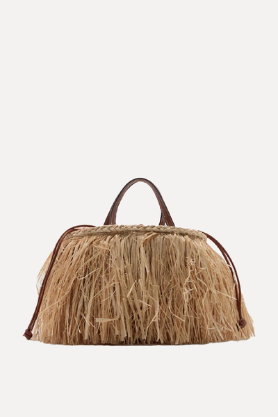 Fringed Handbag from Mango