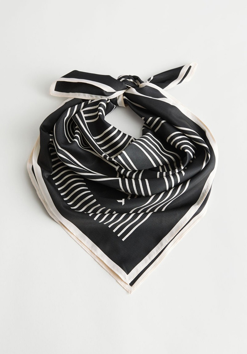 Glossy Striped Scarf from & Other Stories