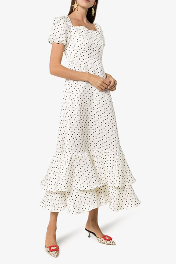 Eve Floral Print Midi Dress from Shrimps