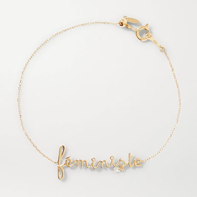 Feministe 18-Karat Gold Diamond Bracelet from Persée