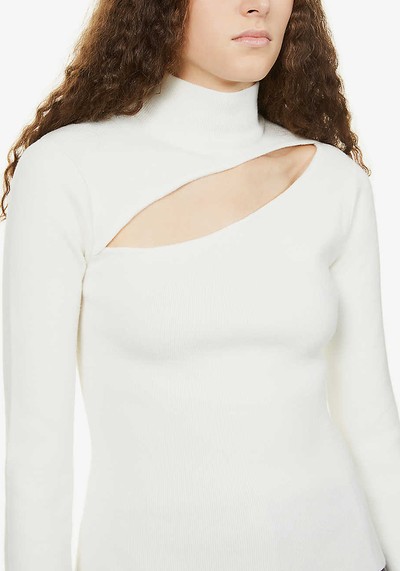 Shani Cut-Out Stretch-Knit Top from Pretty Lavish