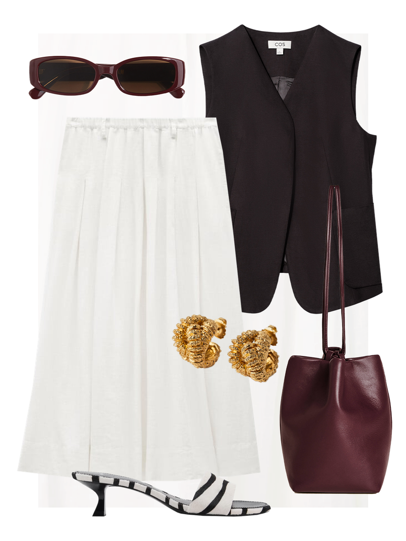 3 Ways To Style A White Maxi Skirt