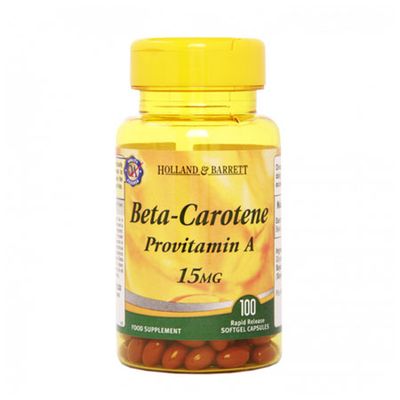 Beta-Carotene Capsules from Holland & Barrett