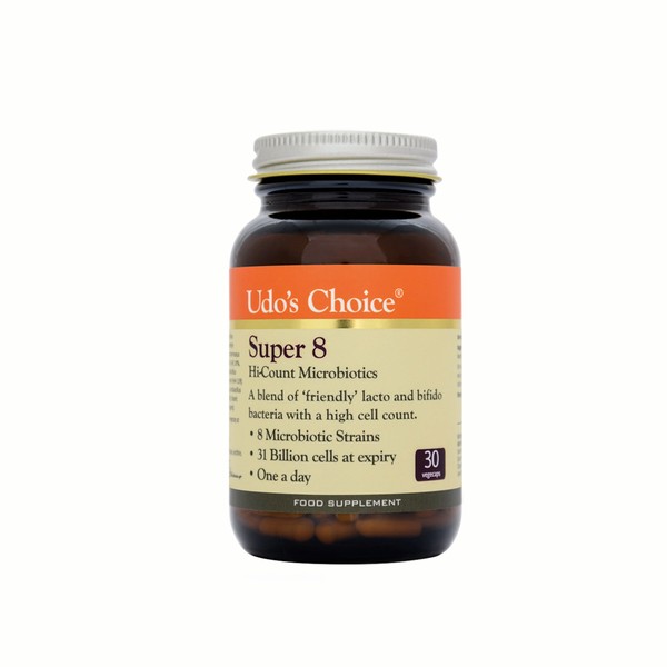 Super 8 Immune - Hi Count Microbiotics With Vitamin C from Udo's Choice