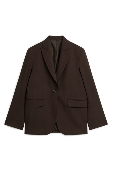 Oversized Wool Hopsack Blazer from Arket