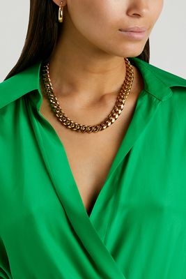 Ruth Gold-Plated Chain Necklace from Fallon