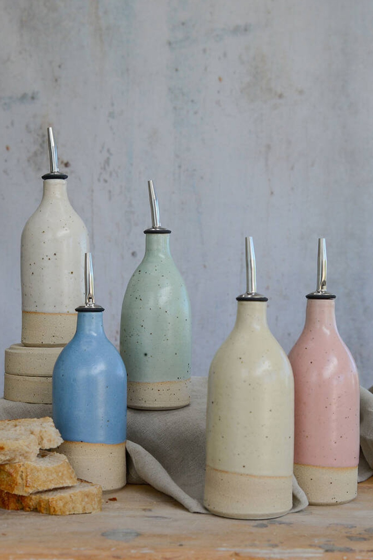 Handmade Stone Ceramic Oil Pourer, £40 | Habulous