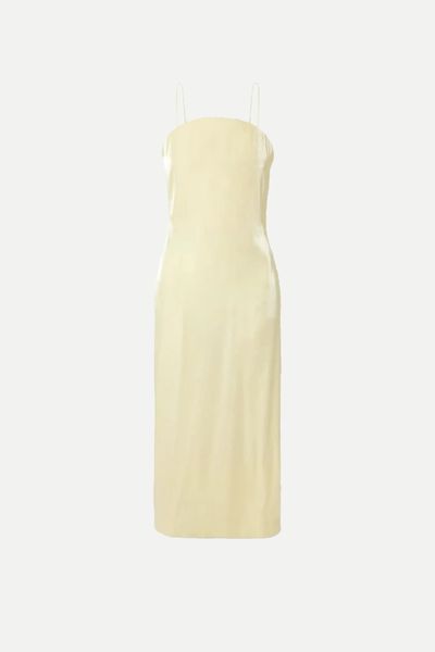 Carino Satin Midi Dress from JACQUEMUS