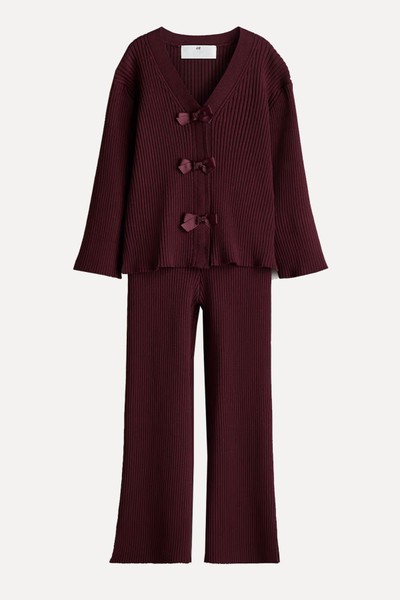 2-Piece Rib-Knit Set from H&M