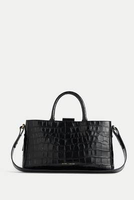 Adela Croc Leather Tote from Jigsaw