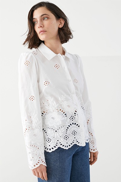 Broderie Anglaise Blouse