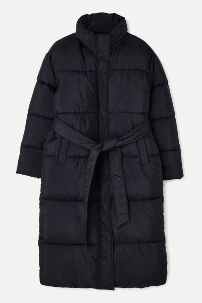 Long Belted Padded Jacket from NA-KD