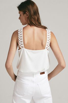 Scalloped Top from Massimo Dutti