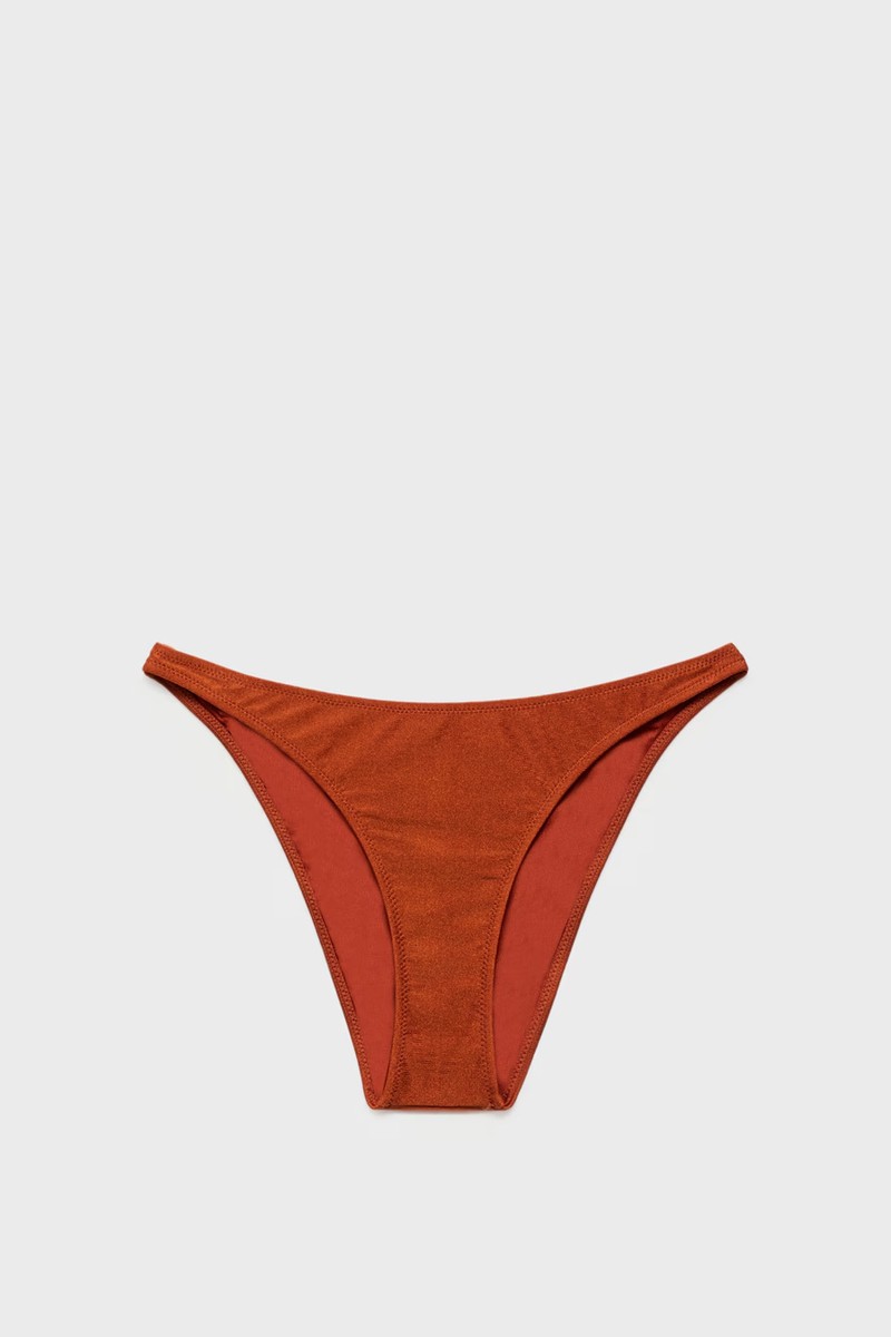 Shiny Finish Bikini Bottoms from Mango
