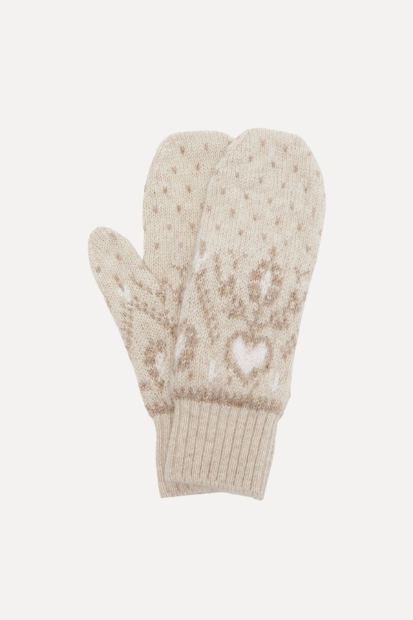 Christel Fair Isle Cashmere Mittens from KHAITE 