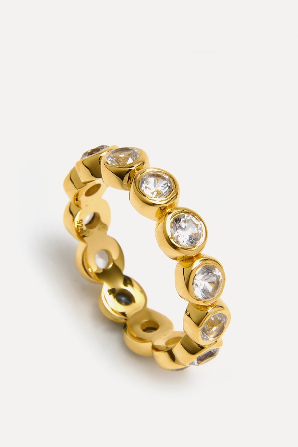 White Sapphire Eternity Ring
