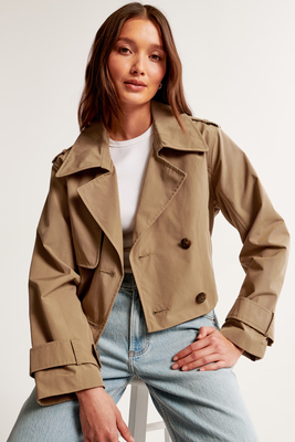 Short Trench Coat from Abercrombie & Fitch