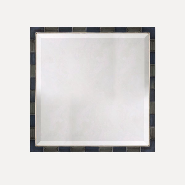 Large Striped Mirror from Graham Harrison Framing Studio