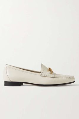 Horsebit-Detailed Leather Loafers from Gucci