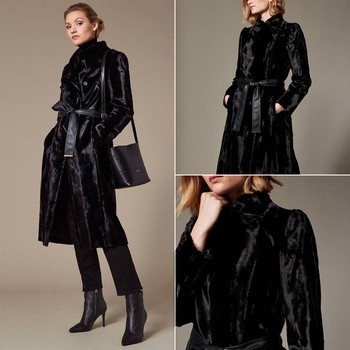 Textured Longline Coat