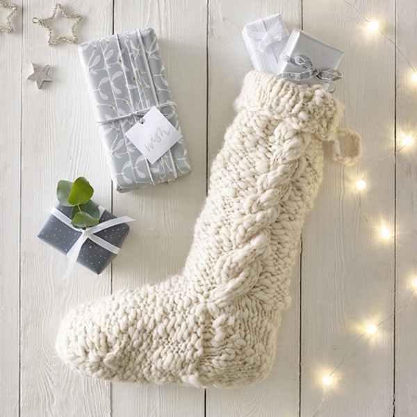 Cable Knit Stocking