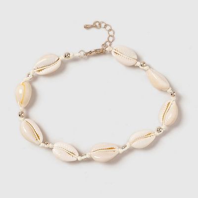 Cream Shell Anklet from Dorothy Perkins