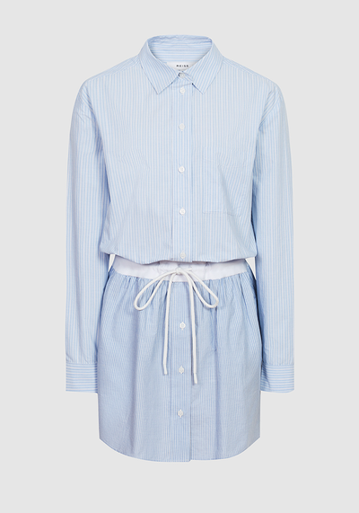 Mia Striped Shirt Dress