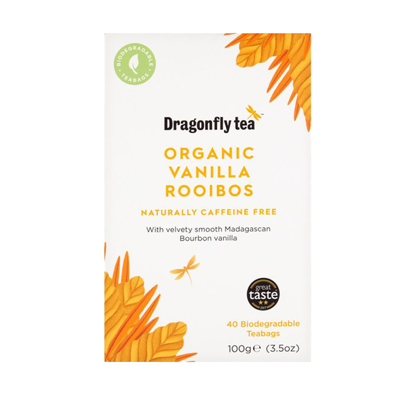 Organic Vanilla Rooibos Tea from Dragonfly Tea