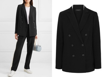 Ryan Double-Breasted Crepe Blazer from Rag & Bone