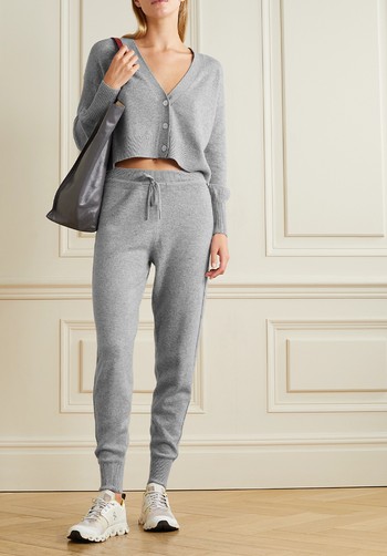 Palermo Cashmere-Blend Track Pants from Le Ore