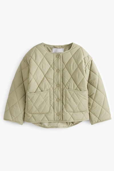 Crop Quilted Jacket from Mint Velvet