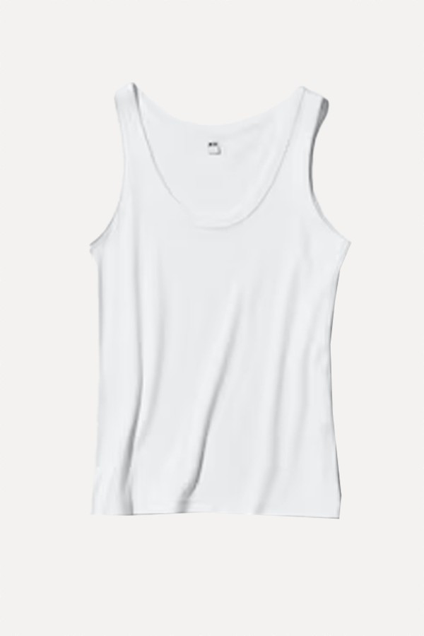 Soft Ribbed Vest Top from  Uniqlo