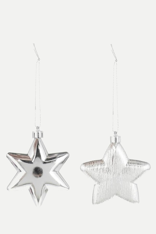 2pk Christmas Star Hanging Decoration 