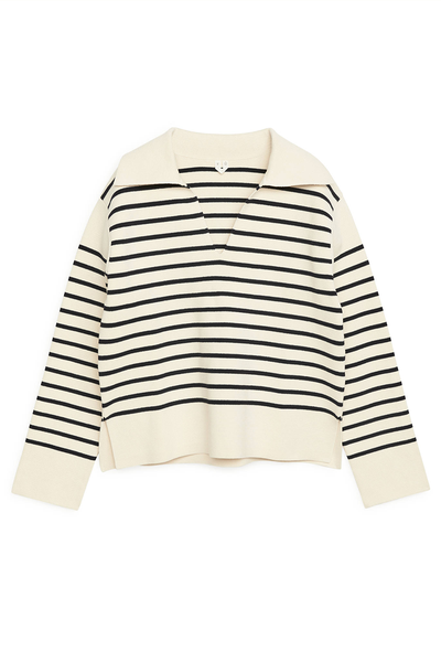 Striped Cotton Jumper from Arket