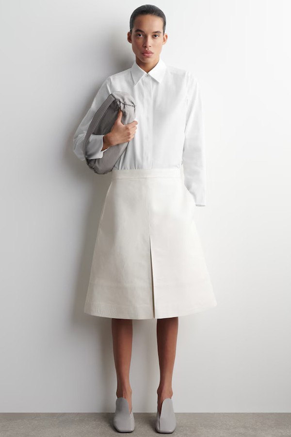 Pleated Textured Skirt from COS