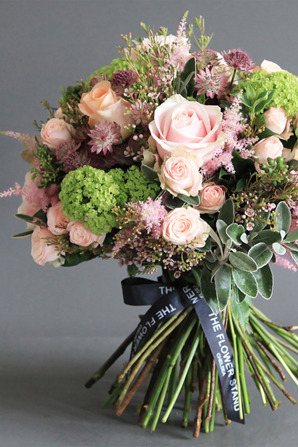 Rose & Guelder Bouquet from The Flower Stand Chelsea