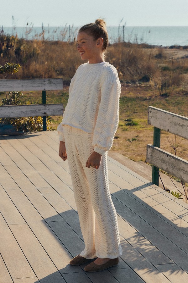Puff-Sleeve knitted Sweater from Mango