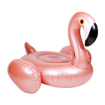 Rose Gold Inflatable Flamingo from Sunnylife